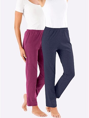 Lot de 2 - pantalon de jogging - taille standard - moda vilona