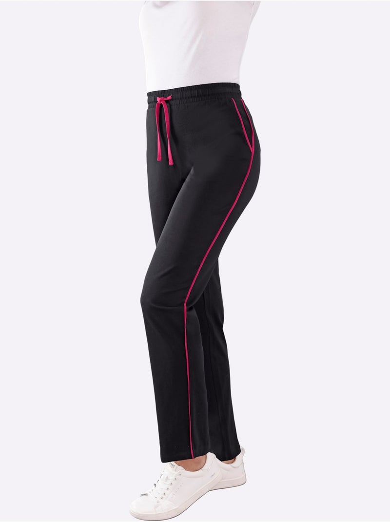 Lot de 2  - pantalon de jogging  - taille standard - moda vilona Noir Bleu - Kiabi