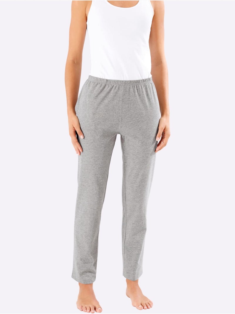 Lot de 2  - pantalon de jogging  - taille standard - moda vilona Noir Gris - Kiabi