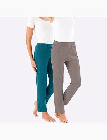 Lot de 2 - pantalon de jogging - taille standard - moda vilona