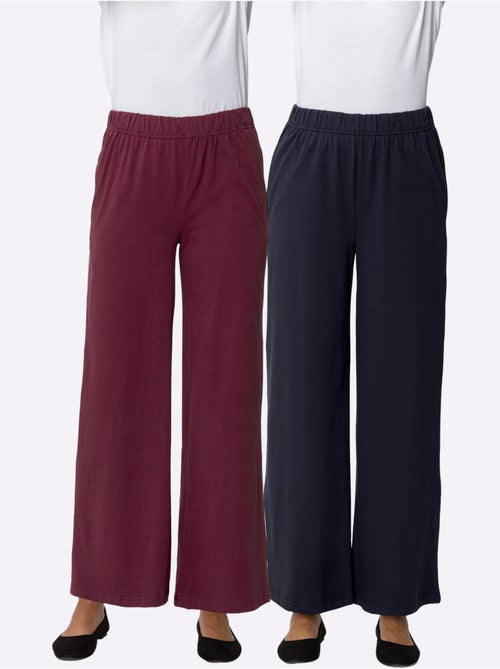 Lot de 2  - Pantalon De Loisirs - Taille Standard - Moda Vilona - Kiabi