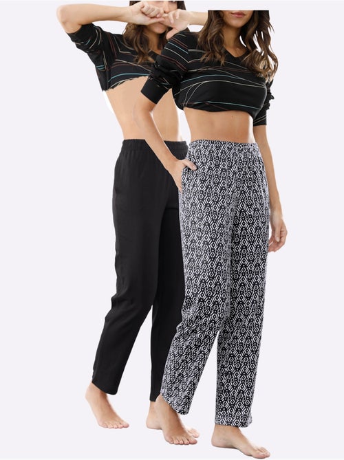 Lot de 2  - Pantalon De Loisirs - Taille Standard - Moda Vilona - Kiabi