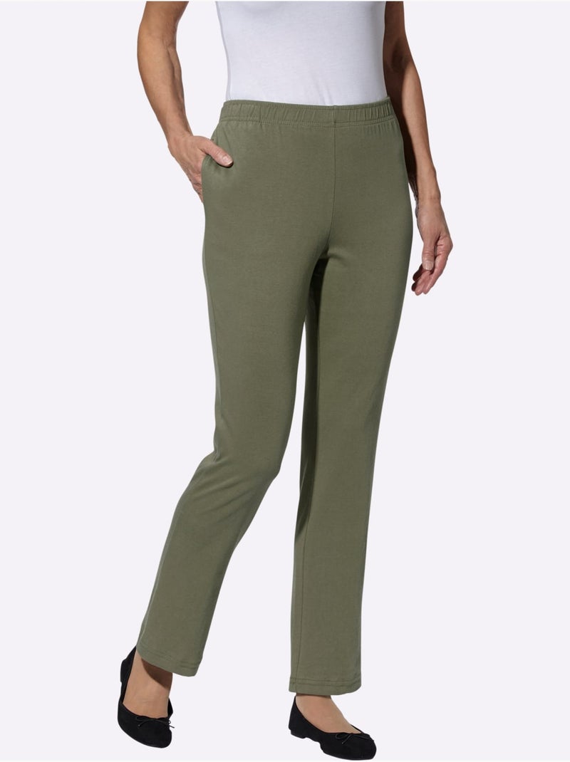 Lot de 2  - Pantalon De Loisirs  - Taille Standard - Moda Vilona Vert kaki - Kiabi