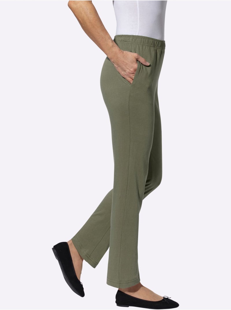Lot de 2  - Pantalon De Loisirs  - Taille Standard - Moda Vilona Vert kaki - Kiabi