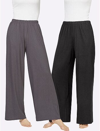 Lot de 2 - Pantalons Jersey Fin - Taille Courte - Witt