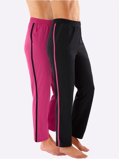 Lot de 2  - Pantalons Jersey Fin - Taille Standard - Witt - Kiabi