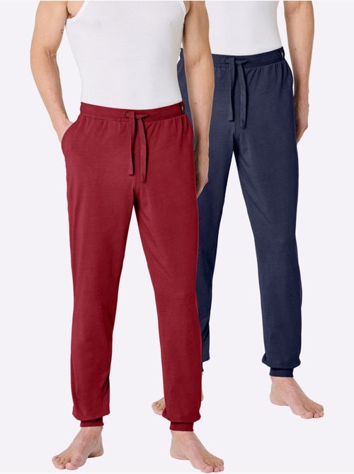 Lot de 2  - Pantalons Long Jersey Fin - Taille Standard - Witt - Kiabi