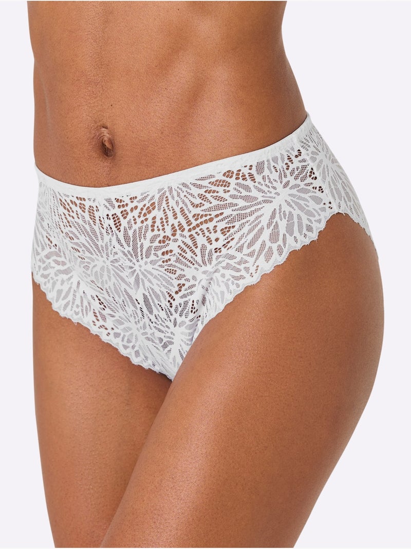 Lot de 2  - Panties - Taille Standard - Witt Blanc - Kiabi