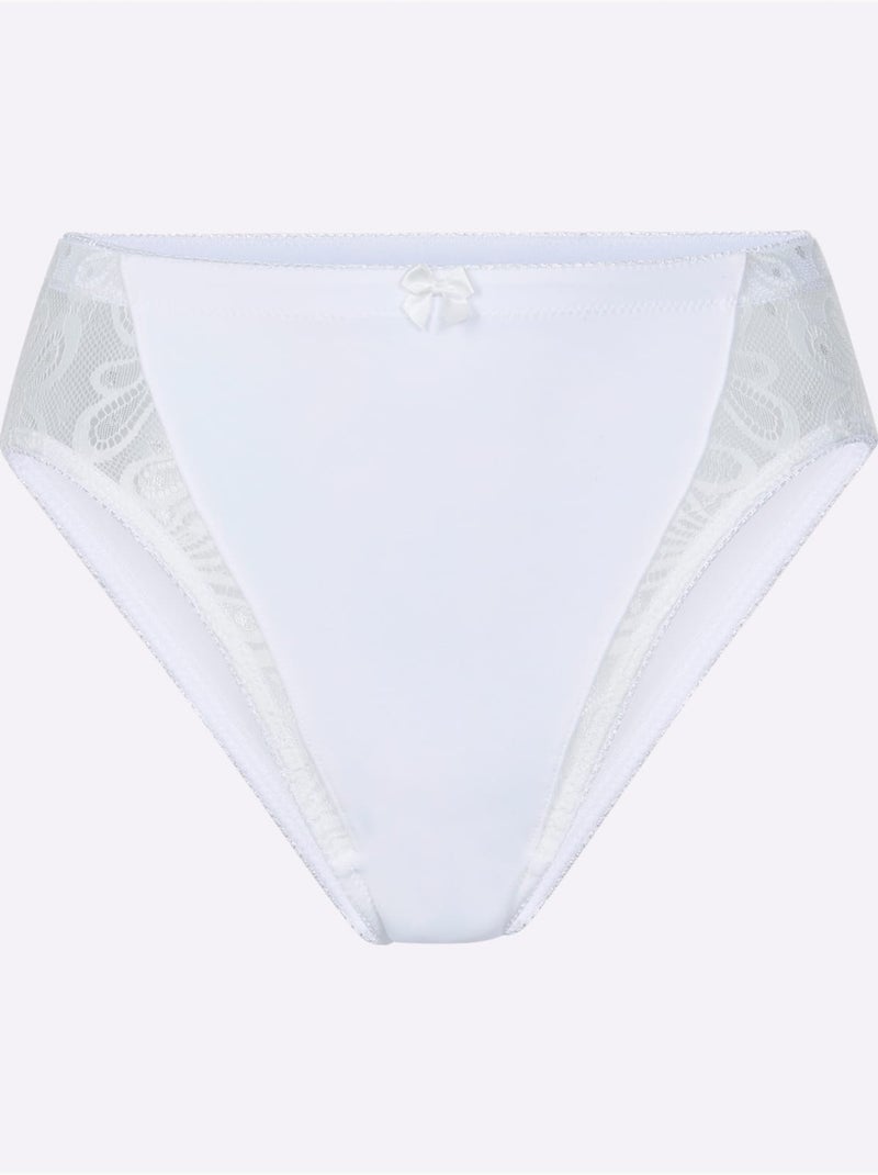 Lot de 2  - Panties - Taille Standard - Witt Blanc - Kiabi