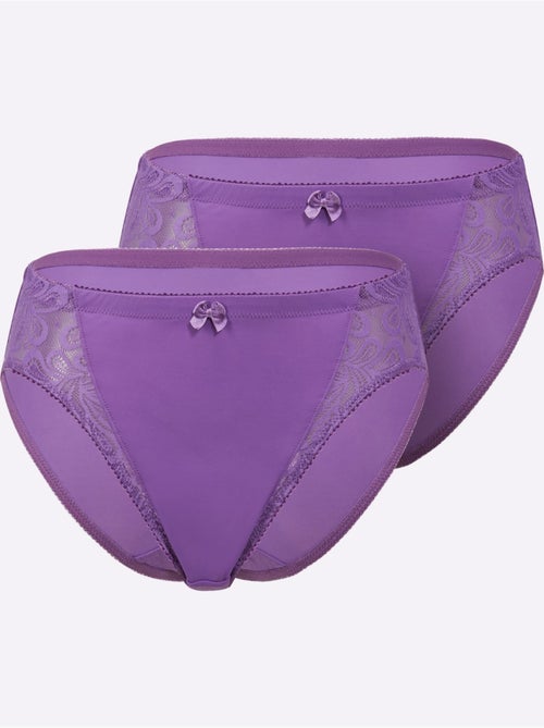Lot de 2 - Panties - Taille Standard - Witt - Kiabi Lot de 2 - Panties - Taille Standard - Witt - Kiabi