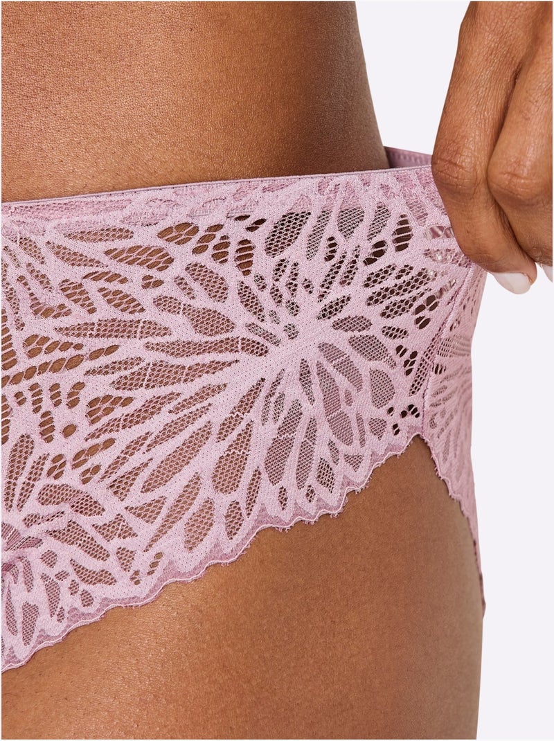 Lot de 2  - Panties - Taille Standard - Witt Mauve - Kiabi