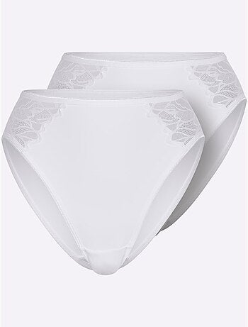Lot de 2 - Panties à Fleurs - Taille Standard - Witt