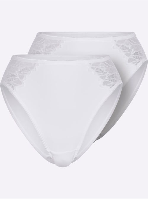 Lot de 2  - Panties à Fleurs - Taille Standard - Witt - Kiabi
