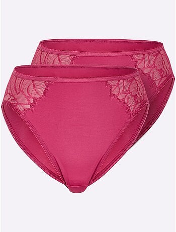 Lot de 2 - Panties à Fleurs - Taille Standard - Witt
