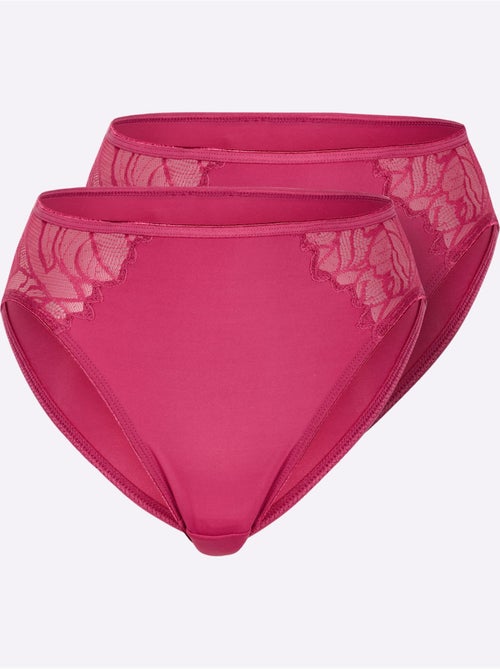 Lot de 2  - Panties à Fleurs - Taille Standard - Witt - Kiabi