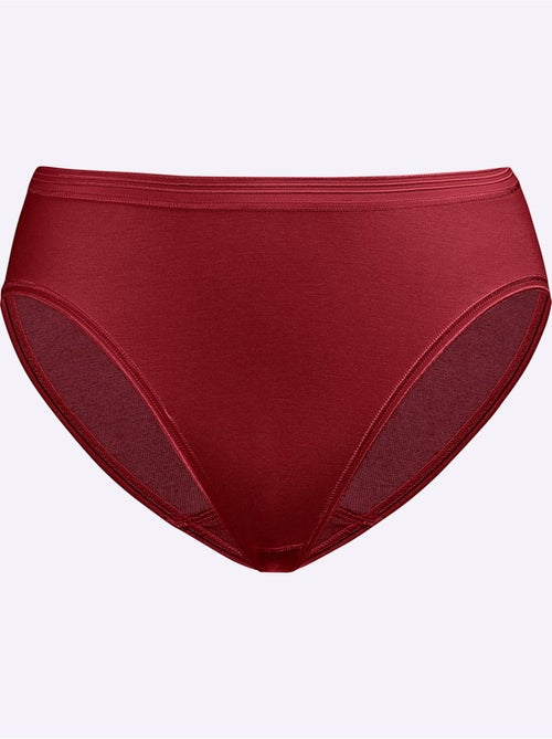 Lot de 2 - panties côtes fines - taille standard - witt - Kiabi Lot de 2 - panties côtes fines - taille standard - witt - Kiabi