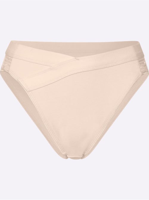 Lot de 2 - panties jersey fin - taille standard - witt - Kiabi Lot de 2 - panties jersey fin - taille standard - witt - Kiabi