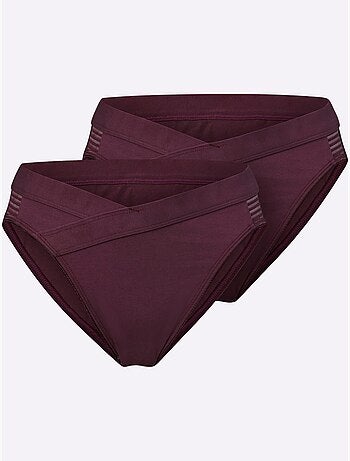Lot de 2 - panties jersey fin - taille standard - witt