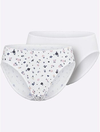Lot de 2 - panties motif imprimé - taille standard - witt