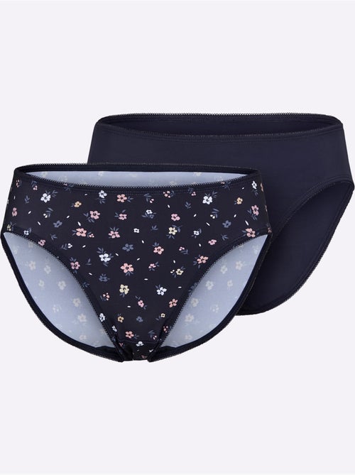 Lot de 2 - panties motif imprimé - taille standard - witt - Kiabi Lot de 2 - panties motif imprimé - taille standard - witt - Kiabi