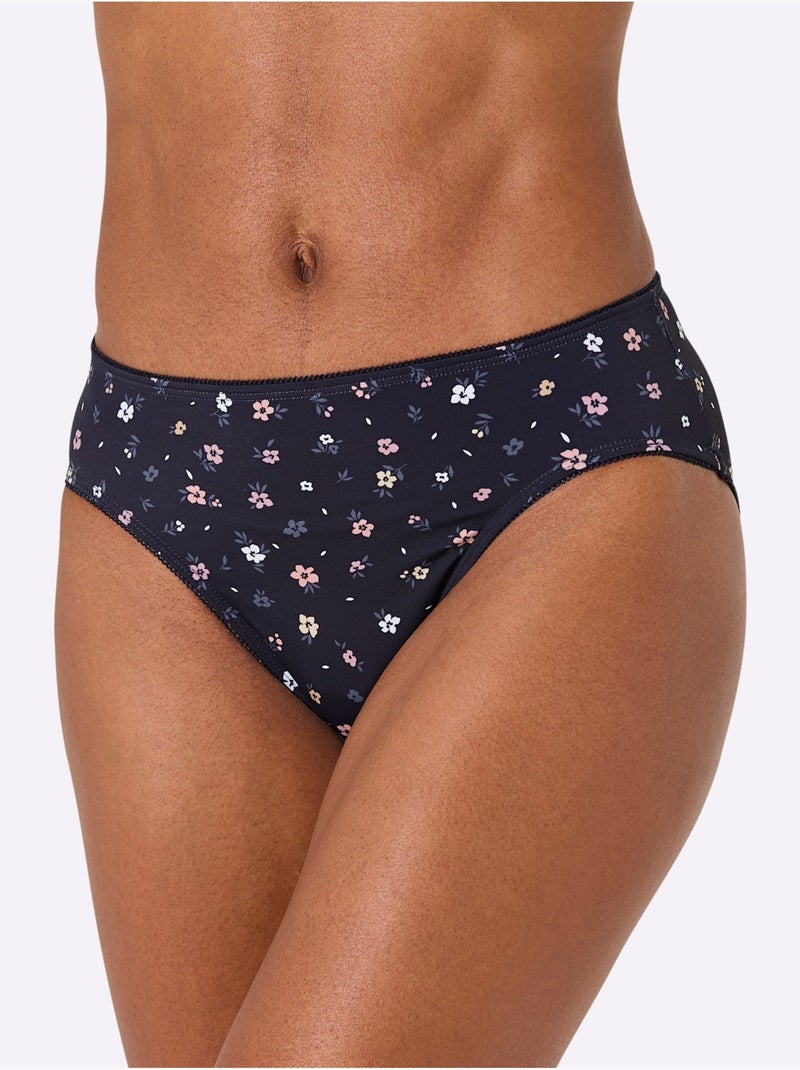 Lot de 2  - panties motif imprimé - taille standard - witt Bleu Violet - Kiabi