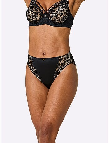 Lot de 2 - Panty Dentelle - Taille Standard - Witt