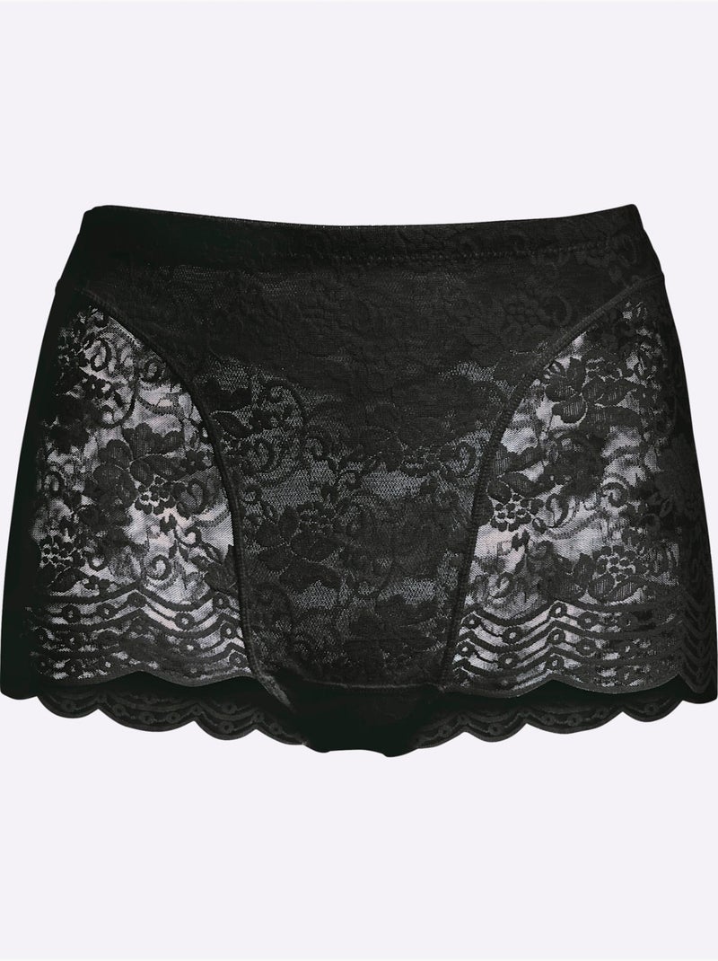 Lot de 2  - Panty élasthanne - Taille Standard - Witt Noir - Kiabi