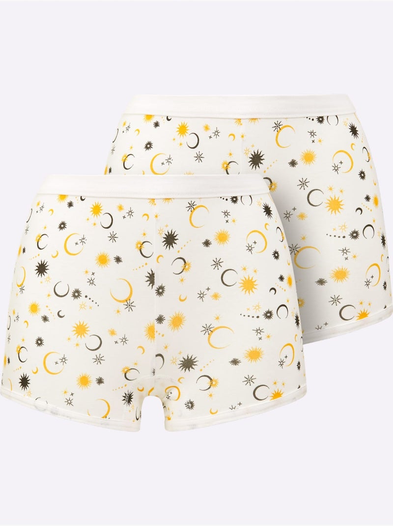 Lot de 2  - Panty Jersey Fin - Taille Standard - Witt Blanc - Kiabi