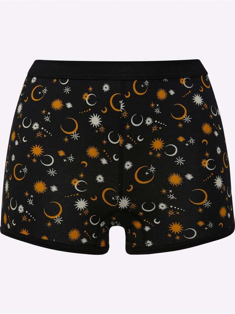 Lot de 2  - Panty Jersey Fin - Taille Standard - Witt Noir - Kiabi