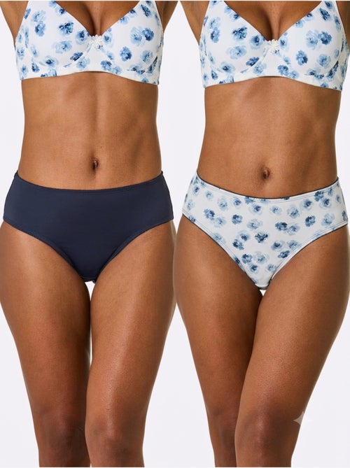 Lot de 2  - Panty Motif Imprimé - Taille Standard - Witt - Kiabi