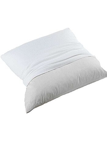 Lot de 2 - Protège oreiller - Molleton 100% coton