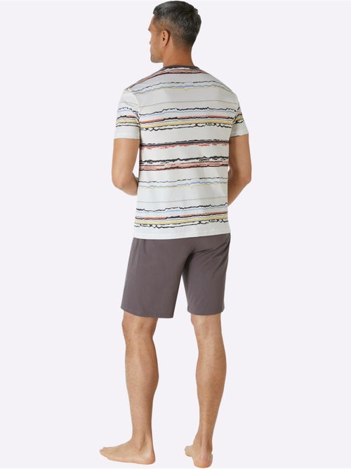 Lot de 2  - pyjamas courts jersey fin - taille standard - witt - Kiabi