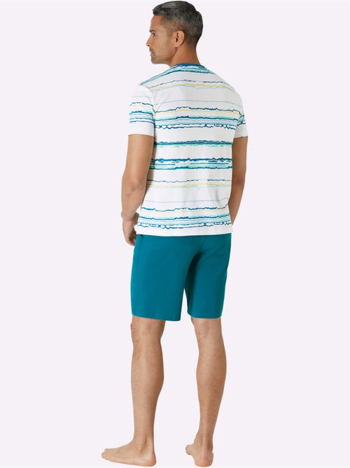 Lot de 2  - pyjamas courts jersey fin - taille standard - witt - Kiabi