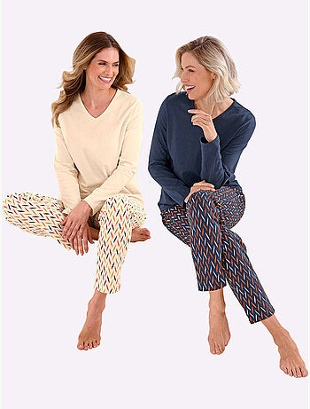 Lot de 2 - Pyjamas Jersey Fin - Taille Standard - Witt