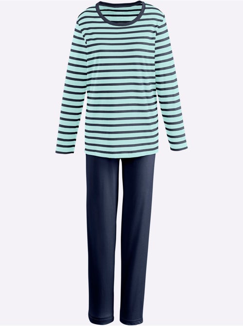 Lot de 2 - pyjamas jersey fin - taille standard - witt - Kiabi Lot de 2 - pyjamas jersey fin - taille standard - witt - Kiabi