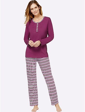 Lot de 2 - pyjamas jersey fin - taille standard - witt