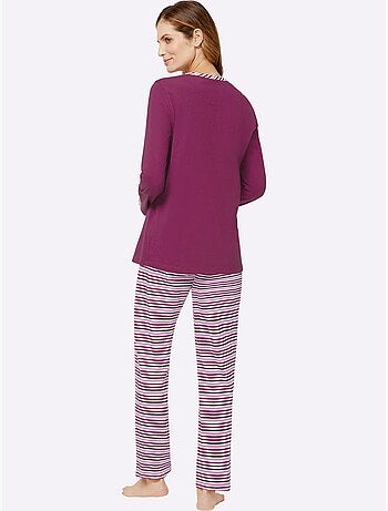 Lot de 2 - pyjamas jersey fin - taille standard - witt