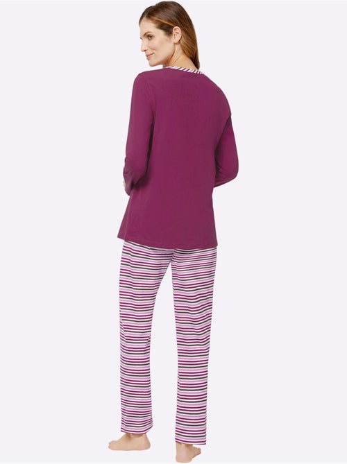 Lot de 2 - pyjamas jersey fin - taille standard - witt - Kiabi Lot de 2 - pyjamas jersey fin - taille standard - witt - Kiabi