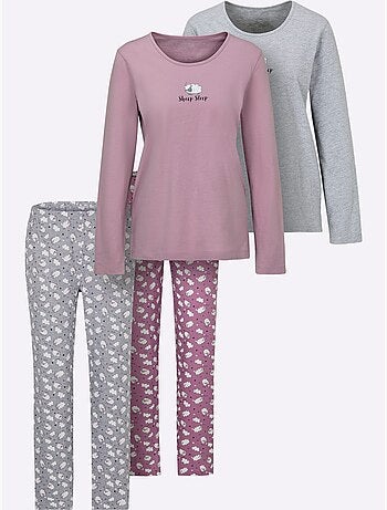 Lot de 2 - Pyjamas Jersey Fin - Taille Standard - Witt