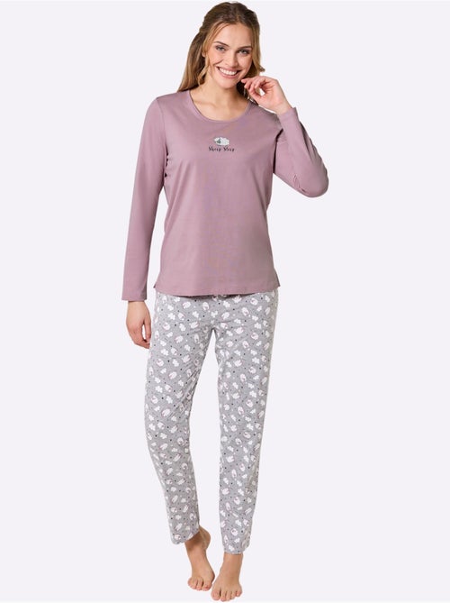 Lot de 2  - Pyjamas Jersey Fin - Taille Standard - Witt - Kiabi