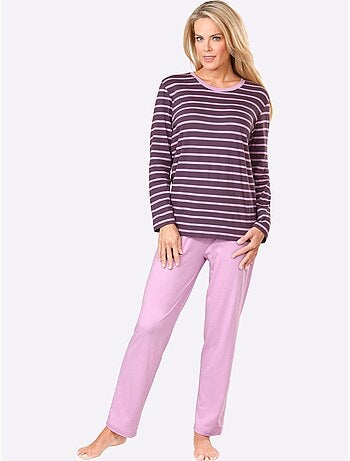 Lot de 2 - pyjamas jersey fin - taille standard - witt