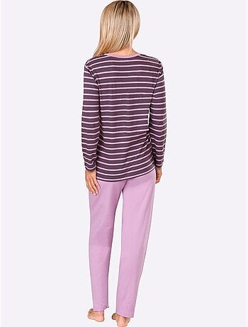 Lot de 2 - pyjamas jersey fin - taille standard - witt