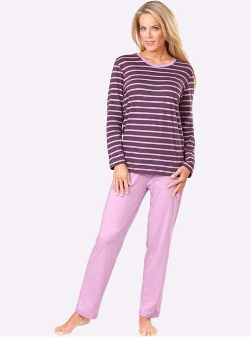 Lot de 2 - pyjamas jersey fin - taille standard - witt - Kiabi Lot de 2 - pyjamas jersey fin - taille standard - witt - Kiabi