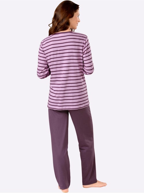 Lot de 2 - pyjamas jersey fin - taille standard - witt - Kiabi Lot de 2 - pyjamas jersey fin - taille standard - witt - Kiabi