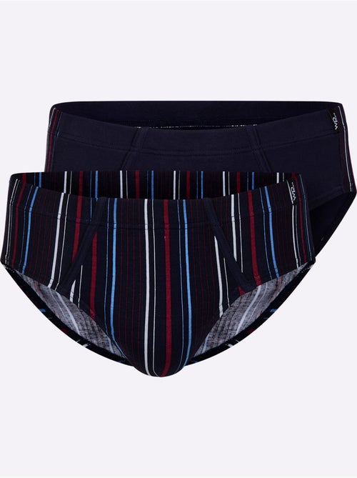 Lot de 2 - Slip Côtes Fines - Taille Standard - Witt - Kiabi Lot de 2 - Slip Côtes Fines - Taille Standard - Witt - Kiabi