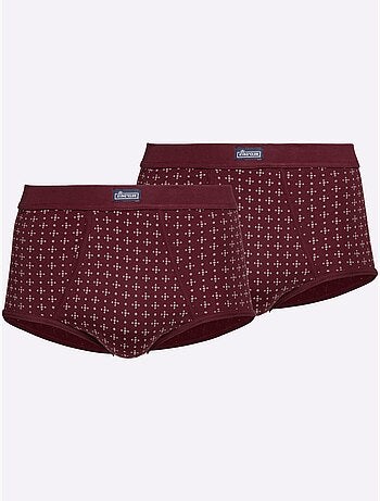 Lot de 2 - slip côtes fines - taille standard - witt