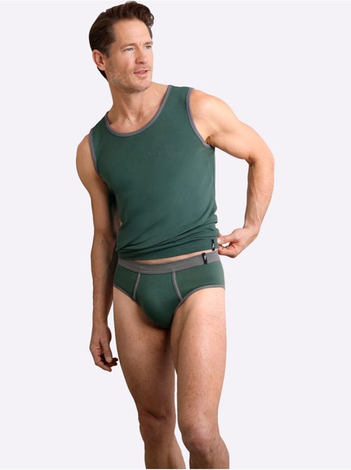 Lot de 2 - slip côtes fines - taille standard - witt - Kiabi Lot de 2 - slip côtes fines - taille standard - witt - Kiabi