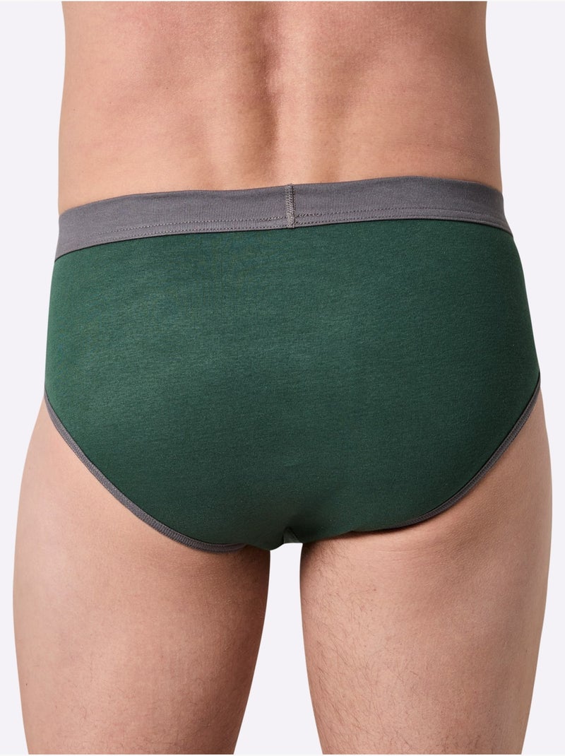 Lot de 2  - slip côtes fines - taille standard - witt gris anthracite - Kiabi