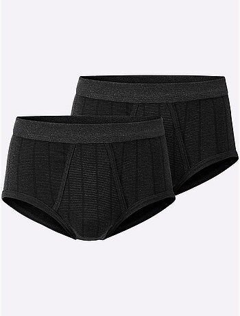Lot de 2 - slip côtes fines - taille standard - witt