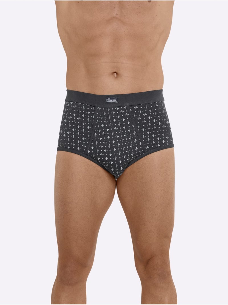 Lot de 2  - Slip C?tes Fines - Taille Standard - Witt gris anthracite - Kiabi
